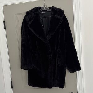 Faux fur coat